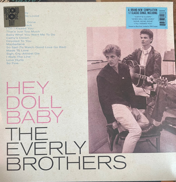 EVERLY BROTHERS – HEY DOLL BABY ltd  blue vinyl LP