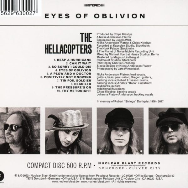 HELLACOPTERS – EYES OF OBLIVION CD