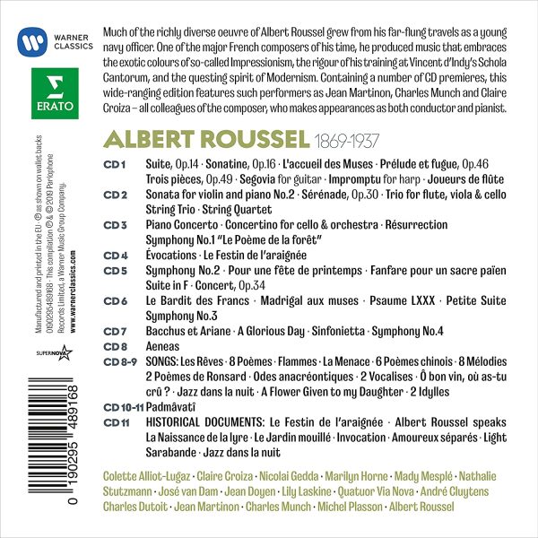 ROUSSEL ALBERT – EDITION CD11