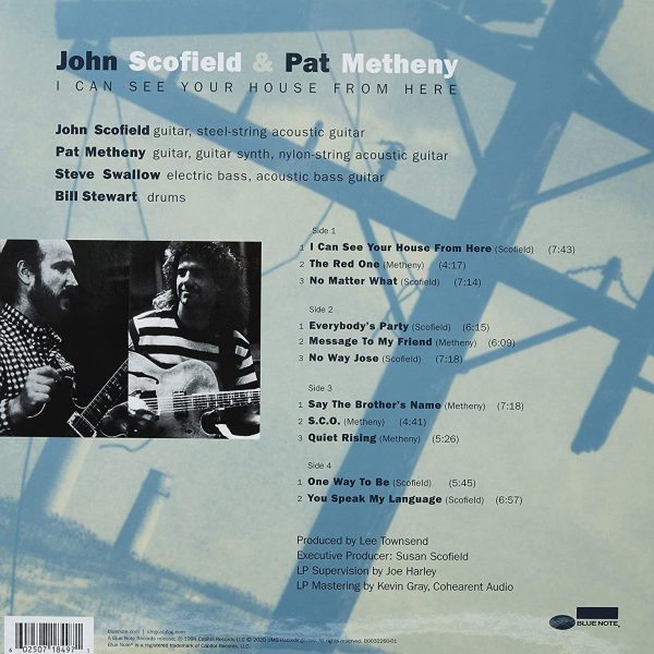 SCOFIELD JOHN&METHENY PAT – I CAN SEE YOUR HOUSE LP2