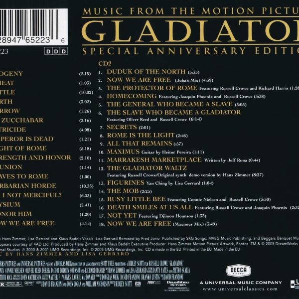 OST – GLADIATAOR 25th anniversary…CD2
