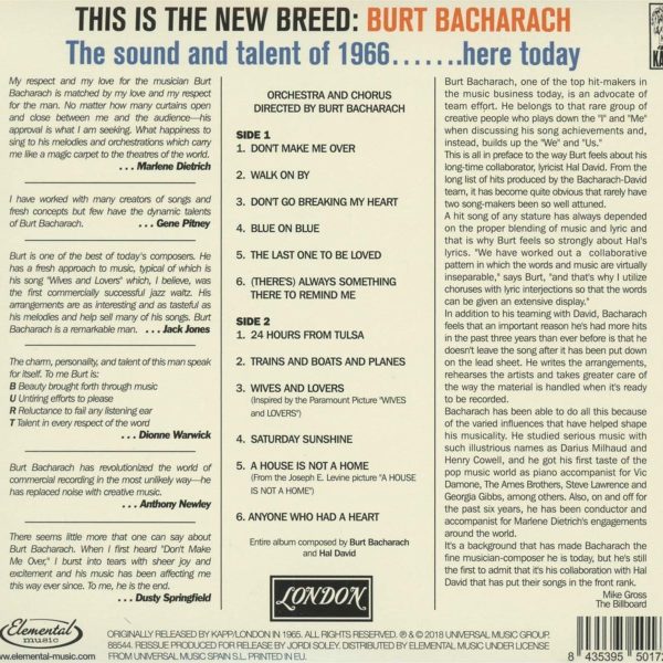 BACHARACH BURT – HIT MAKER CD
