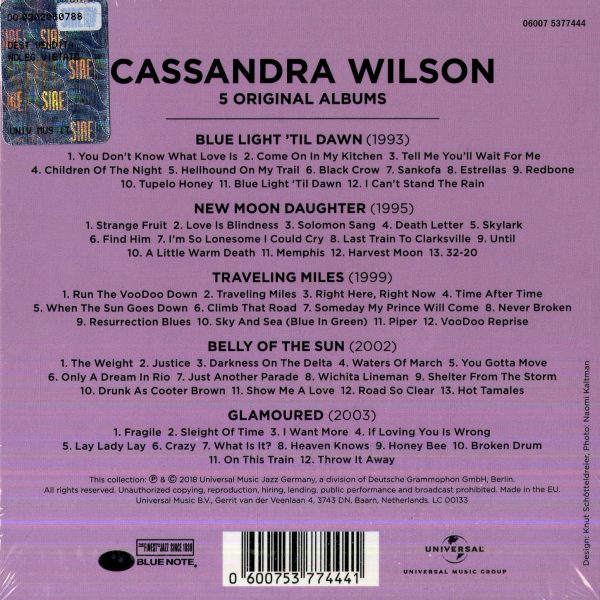 WILSON CASSANDRA – 5 ORIGINAL ALBUMS