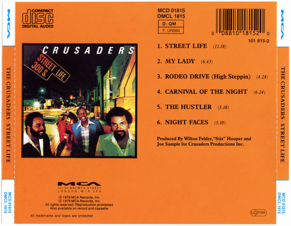 CRUSADERS – STREET LIFE CD