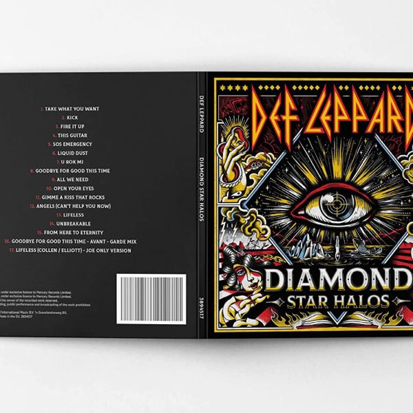 DEF LEPPARD – DIAMOND STAR HALOS CD  Ltd