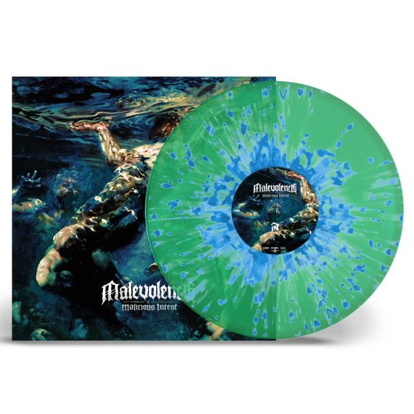 MALEVOLANCE – MALICIOUS INTENT green sky blue splatter vinyl LP