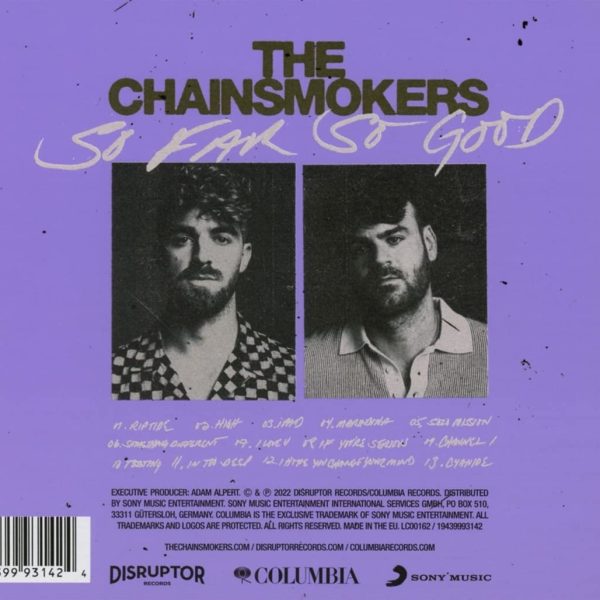 CHAIN SMOKERS – SO FAR SO GOOD CD
