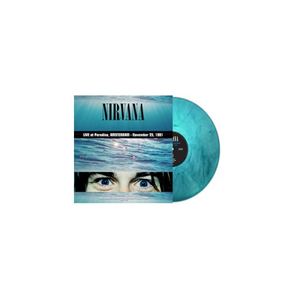 NIRVANA – LIVE AT PARADISO AMSTERDAM 1991 turquoise marble vinyl LP