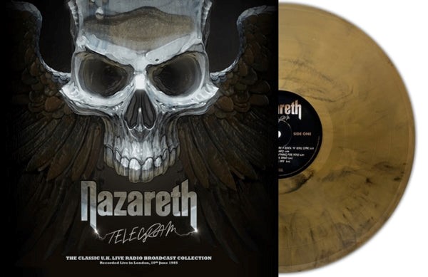 NAZARETH – TELEGRAM-RADIO BROADCAST gold marble vinyl LP
