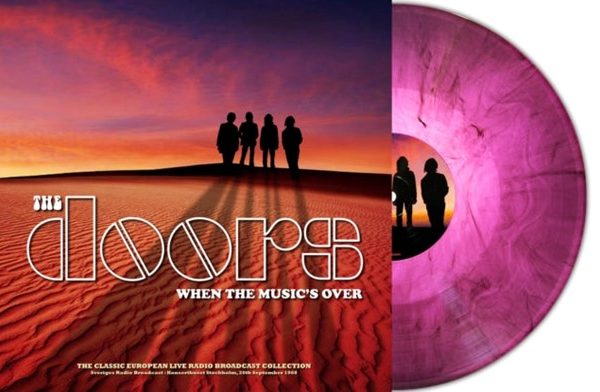 DOORS – WHEN THE MUSIC’S OVER-RADIO BROADCAST violet marble vinyl LP