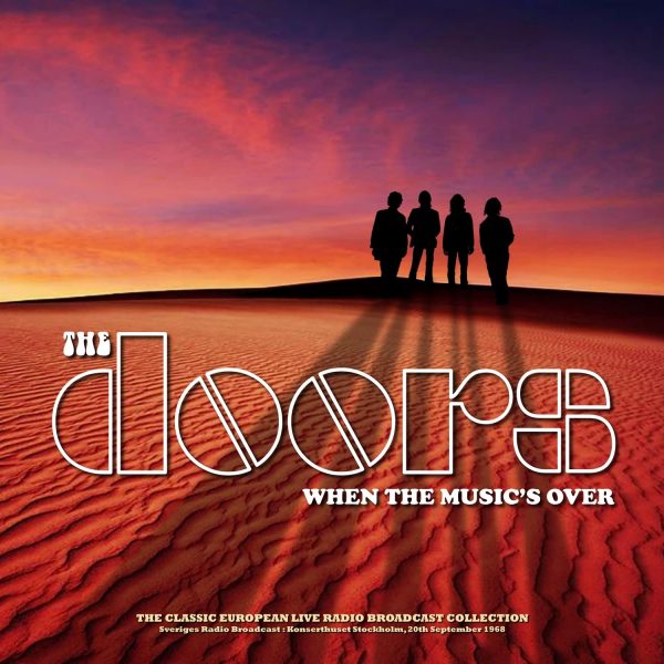 DOORS – WHEN THE MUSIC’S OVER-RADIO BROADCAST violet vinyl LP