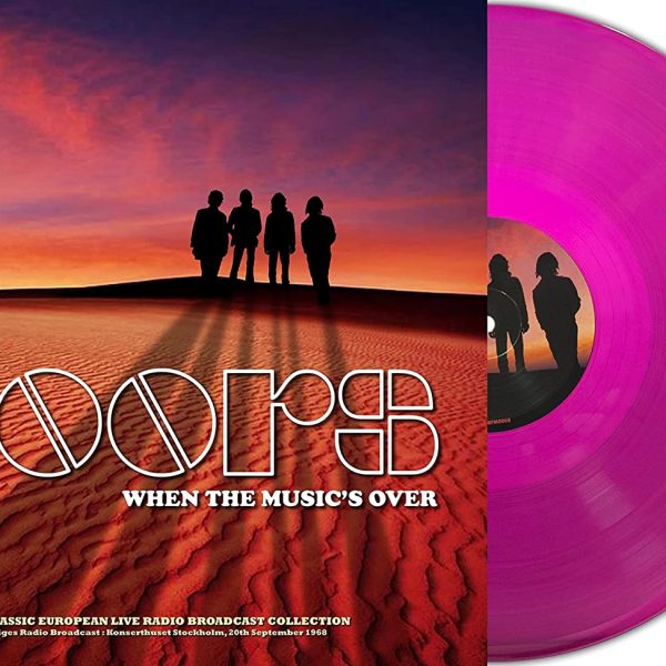DOORS – WHEN THE MUSIC’S OVER-RADIO BROADCAST violet vinyl LP