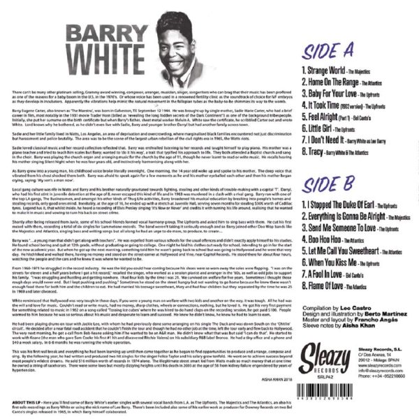 WHITE BARRY – FEEL ALRIGHT LP