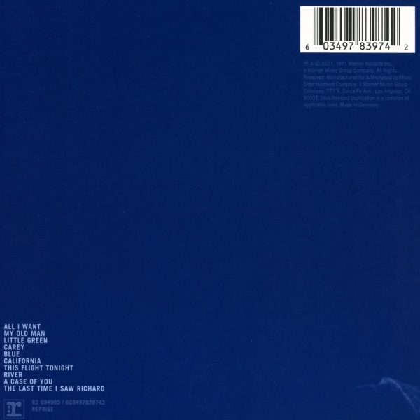 MITCHELL JONI – BLUE digi CD