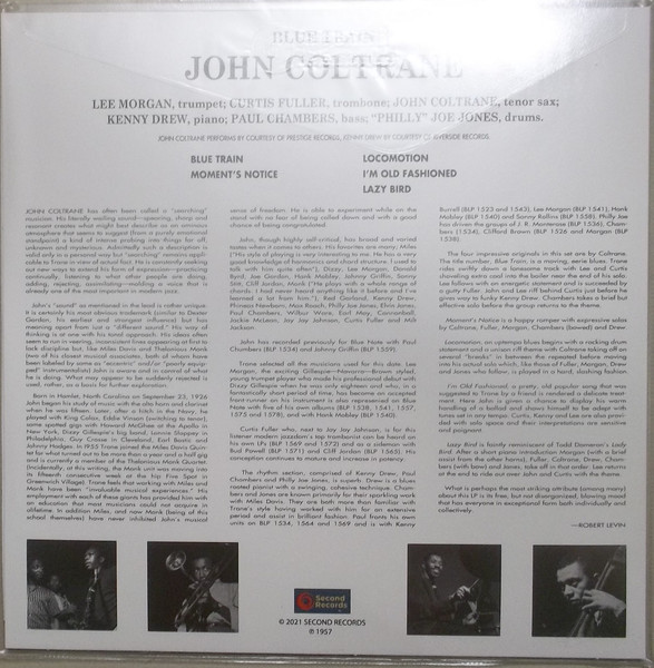 COLTRANE JOHN – BLUE TRAIN LP