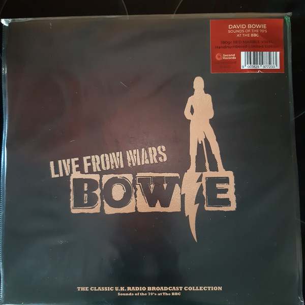 BOWIE DAVID – LIVE FROM MARS red marble vinyl LP