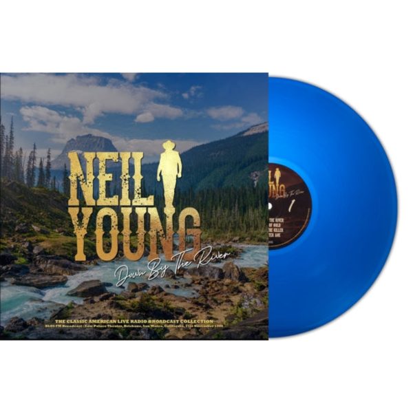 YOUNG NEIL – DOWN BY THE RIVER blue vinyl LP