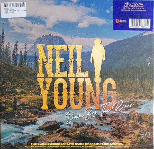 YOUNG NEIL – DOWN BY THE RIVER blue marble vinyl LP