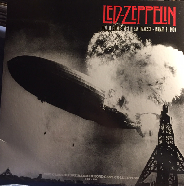 LED ZEPPELIN – LIVE AT FILMORE WEST-RADIO BROADCAST orange vinyl LP