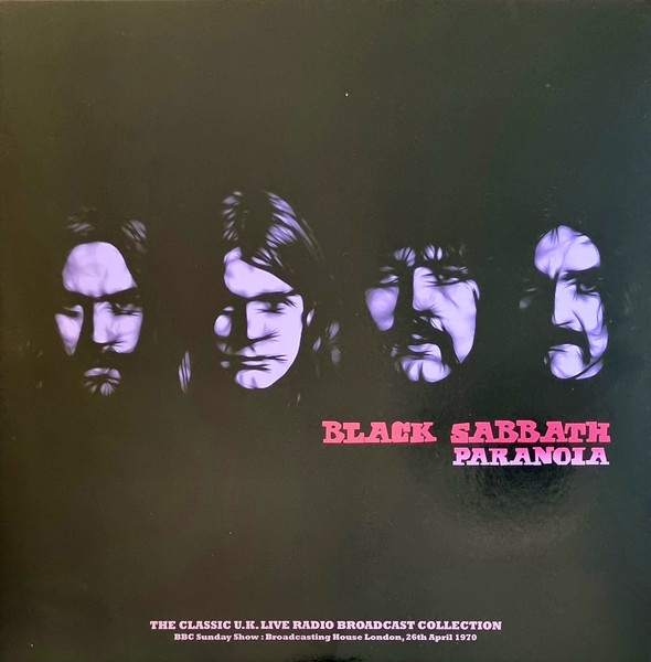 BLACK SABBATH – PARANOIA BBC SHOW 1970 purple vinyl LP