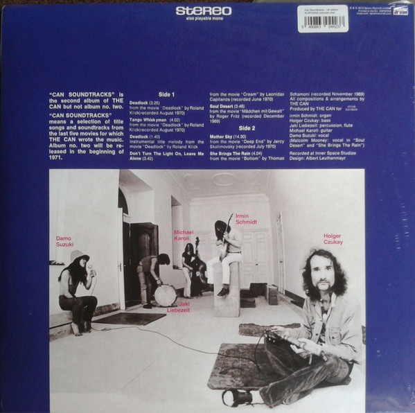 CAN – SOUNDTRACKS ltd clear purple vinyl LP