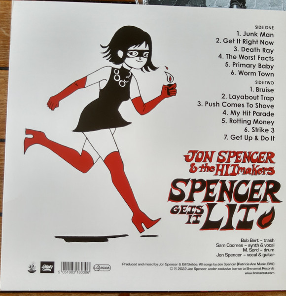 SPENCER JON & HITMAKERS – SPENCER GETS IT LIT clear vinyl LP