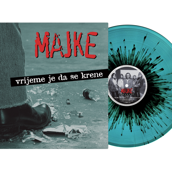 MAJKE – VRIJEME JE DA SE KRENE LP (transparent green-black splatter vinyl)
