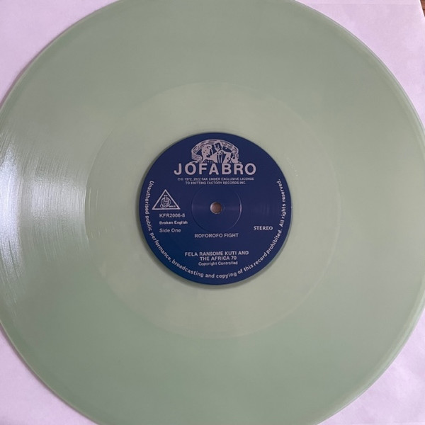 KUTI FELA – ROFOROFO FIGHT transparent orange & green vinyl LP2
