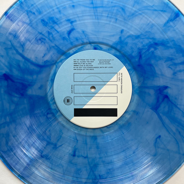 WHITE JACK – ENTERING HEAVEN ALIVE ltd detroit denim blue vinyl LP