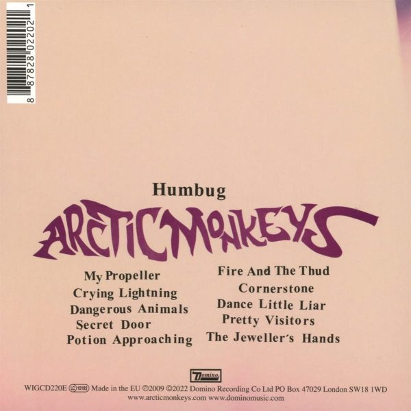 ARCTIC MONKEYS – HUMBUG digi CD