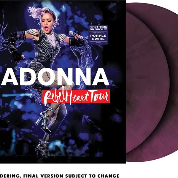 MADONNA – REBEL HEART TOUR purple swirl vinyl LP2