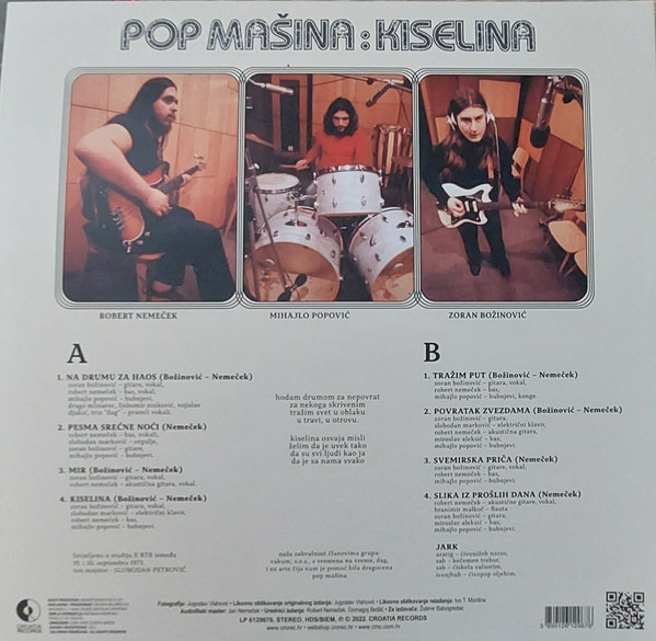 POP MAŠINA – KISELINA LP