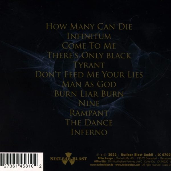 VENOM INC – THERE’S ONLY BLACK CD