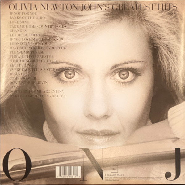 NEWTON JOHN OLIVIA – GREATEST HITS LP2