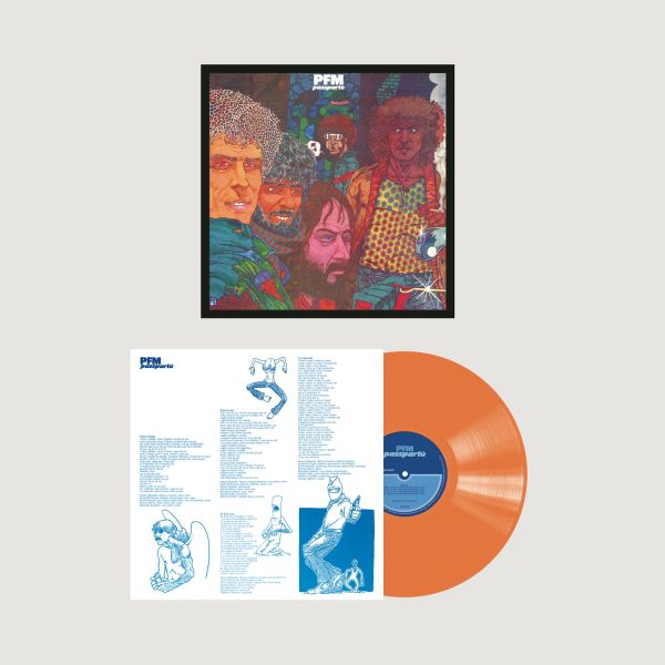 PREMIATA FORNERIA MARCONI – PASSPARTU ltd orange vinyl LP
