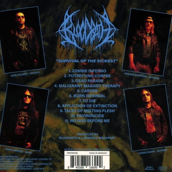 BLOODBATH – SURVIVAL OF THE SICKEST CD