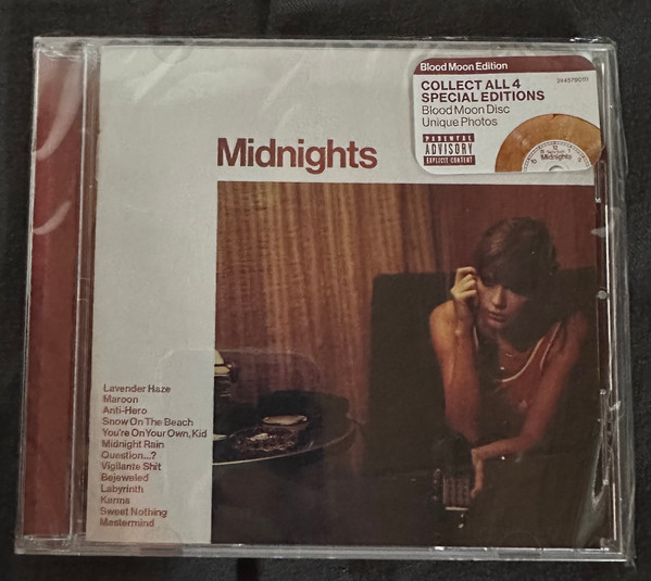 SWIFT TAYLOR – MIDNIGHTS special blood moon edition CD