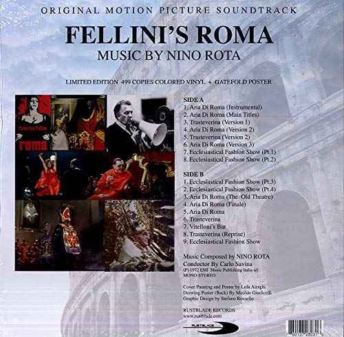 O.S.T. – NINO ROTA FELLINI’S ROMA LP
