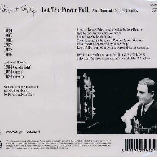 FRIPP ROBERT – LET THE POWER FALL CD