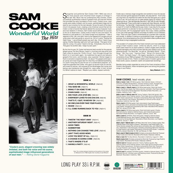COOKE SAM – WONDERFUL WORLD-THE HITS yellow vinyl LP