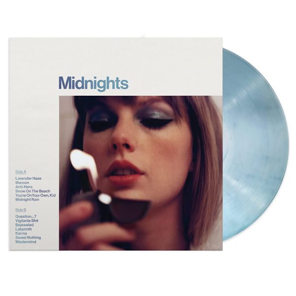 SWIFT TAYLOR – MIDNIGHTS special moonstone blue marbled vinyl LP
