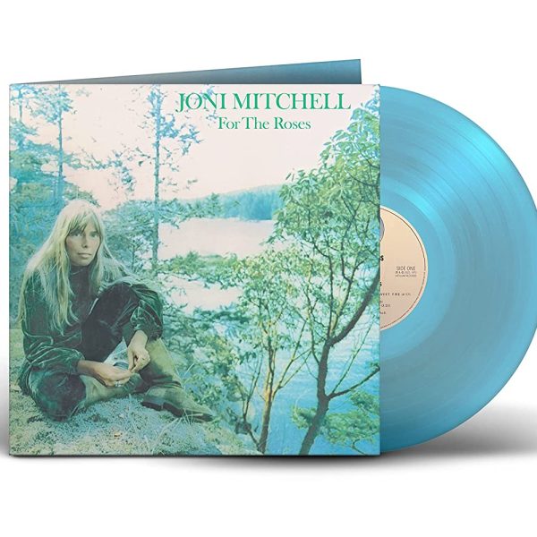 MITCHELL JONI – FOR THE ROSES transparent aqua blue vinyl LP