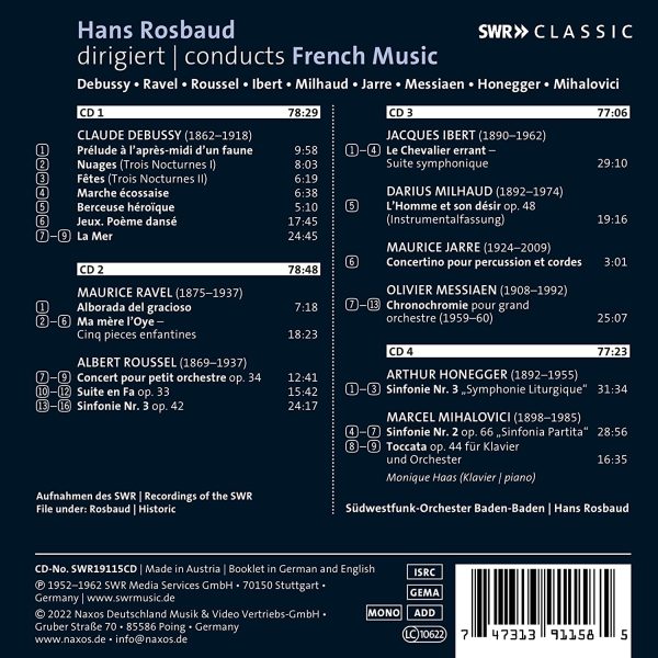 ROSBAUD HANS – FRENCH MUSIC CD4