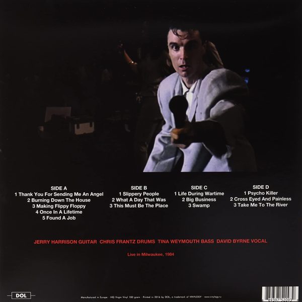 TALKING HEADS -STOP MAKING SENSE TOUR-LIVE IN MILWAUKEE 1984 red vinyl LP2