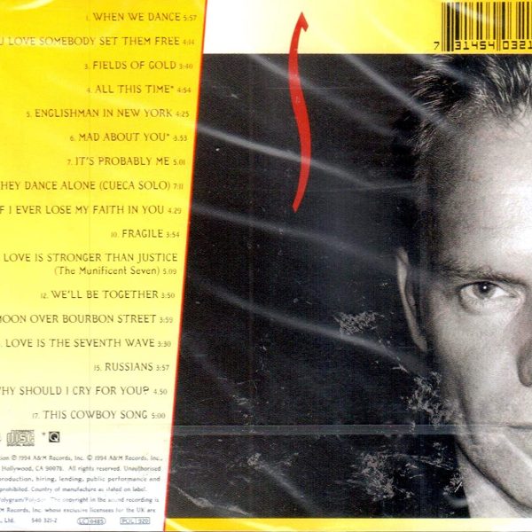 STING – FIELDS OF GOLD CD