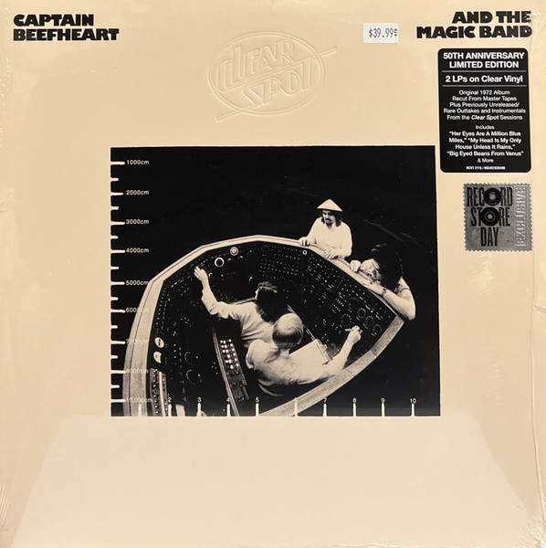 CAPTAIN BEEFHEART – CLEAR SPOT RSD 2022 50th anniversary limited clear vinyl LP2