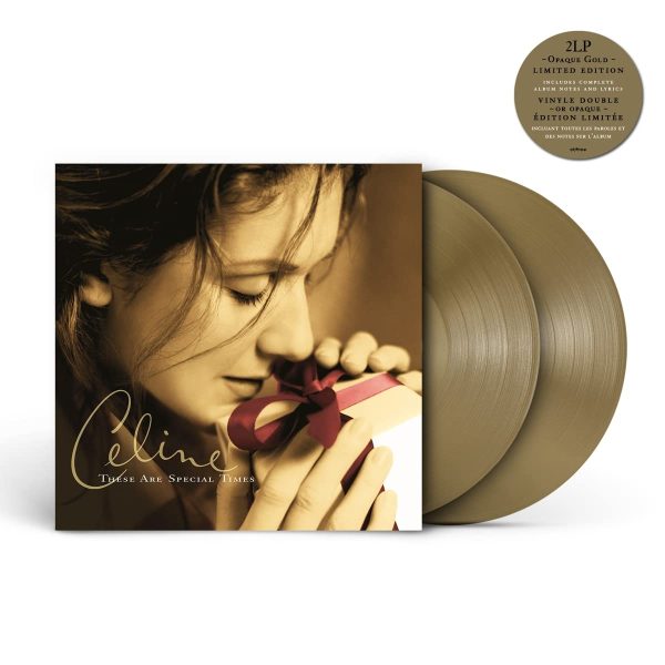 CELINE DION – THESE ARE SPECIAL TIMES gold vinyl LP2