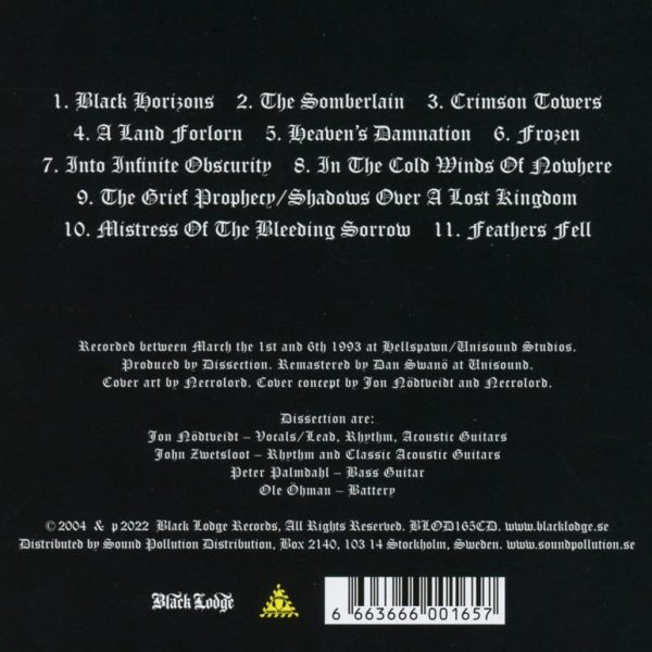 DISSECTION – SOMBERLAIN remastered CD