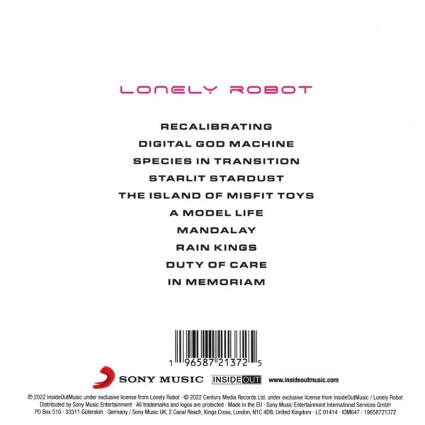 LONELY ROBOT – MODEL LIFE CD