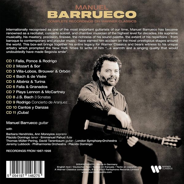 BARRUECO MANUEL – COMPLETE RECORDINGS ON WARNER CLSSICS CD 11